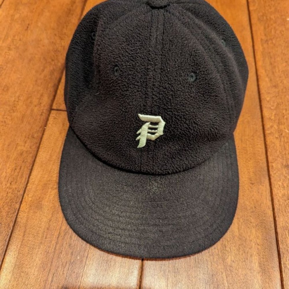 Primitive Skateboards Mini Dirty P Fleece Dad Hat Black